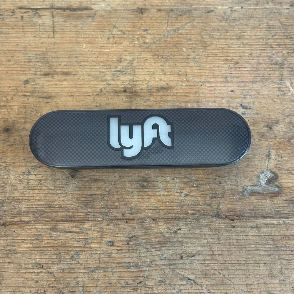 WORKING Lyft AMP Dash Board Light Colorful LED Model AT-1790 Rideshare Driver